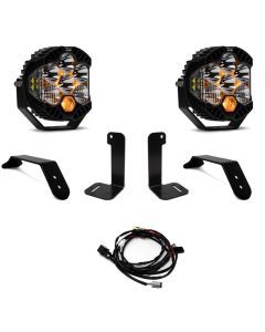 Baja Designs Bumper LED Light Kit LP6 Pro Series Driving/Combo Pattern Clear Lens Toggle Wiring 447659