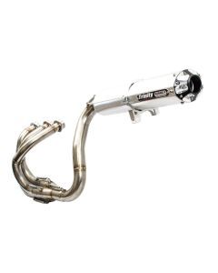Trinity Racing Stage 5 Full System Exhaust Brushed Muffler For Yamaha YXZ1000R 2016-2024