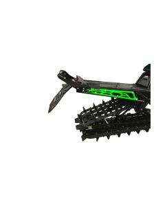 Straightline Hide 'N' Go Rear Bumper 163" Track - Manta Black Rear Bumper