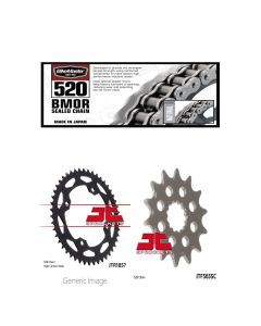 520 BMOR Sealed Chain, Front & Rear Sprocket Kit for YAMAHA YFZ450 2004-2009