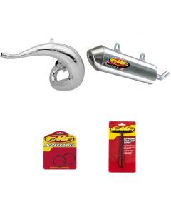 Gnarly Exhaust Pipe, Silencer, O-Ring, Spring & Tool Kit HONDA CR250R 1992-1996