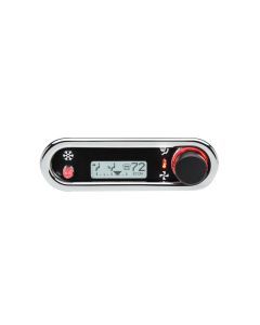 DCC Digital Climate Control - Vintage Air Gen IV - VHX Style - Horizontal, Chrome, White Display