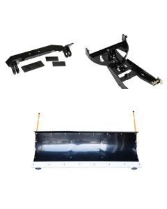 Denali 72" UTV Poly Snow Plow Kit For 2010-2021 Polaris Ranger Mid-Size 400/500/570/800 - MA11701