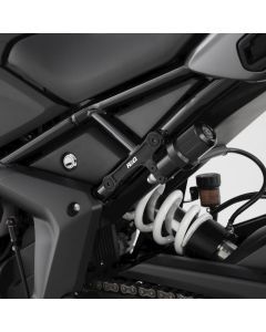 R&G Racing Black Rear Foot Rest Delete Blanking Plates For 2022-2024 Triumph Tiger 660 Sport