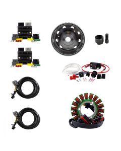 RMStator Splyt Stator Kit With Regulator, Dual Battery Isolator, Flywheel and Puller