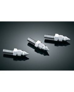 KURYAKYN CHRME WINDSHIELD MOUNT SPIKES FOR 1996-2013 HARLEY BATWING FAIRING 1369