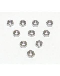 WSM Hex Nut 5mm Stainless - Pack Of 10 014-600