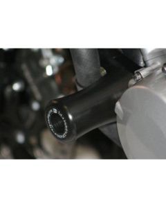 R&G Racing Black Classic Style Crash Protectors For 2009-2024 Suzuki Bandit 1250S GSF1250S GT Faired