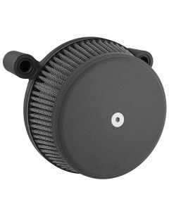 Arlen Ness Black Stage 1 Big Sucker Air Stainless Filter w/ Cover Harley 99-16