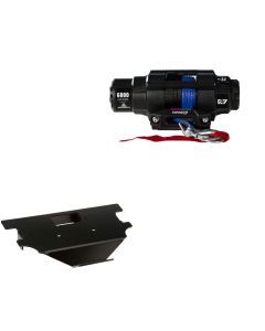 Viper 6000lbs V3 Winch Blue Rope With Mount For Honda Big Red 200 1982-1984