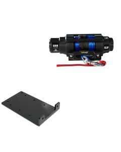 Viper 6000lbs V3 Winch Blue Rope With Mount For Kawasaki Mule 4000 2009-2020