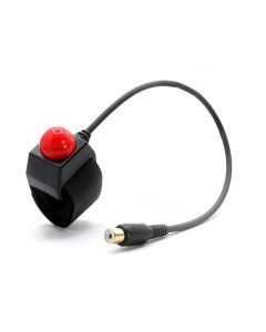 Rugged Radios Motorcycle Push to Talk (PTT) Velcro Mount with RCA Connector PTT-MC-VM-RCA