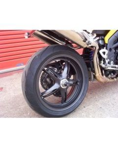 R&G Racing Black Spindle Sliders For 1983 Triumph Daytona 600