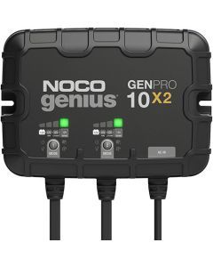 Genius Chargers 2-Bank 20A Onboard Battery Charger GENPRO10X2