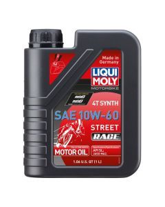 Liqui Moly 1L Synthetic 4T SAE 10W60 Motorbike Street Race Motor Oil 20070
