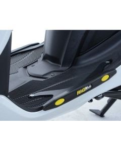 R&G Racing Black Footboard Sliders For 2015-2017 Yamaha Tricity 125 TP0020BK