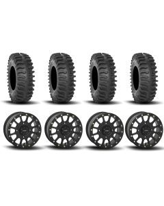 System 3 SB-5 Beadlock Matte Black 15" Wheels And XT400 Tires [30x10R-15]