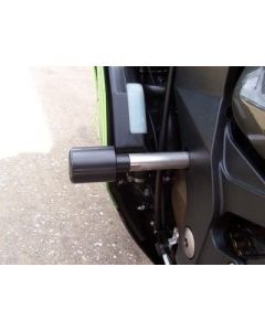 R&G Racing Black Classic Style Crash Protectors For 2000-2001 Kawasaki Ninja ZX12R ZX1200A