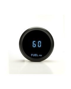 Round Fuel Pressure, High Resolution, 2-1/16", black, blue