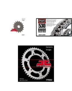 530 BMOR Chain Natural, Front & Rear Sprocket Kit for YAMAHA FJ600/C 1984-1985