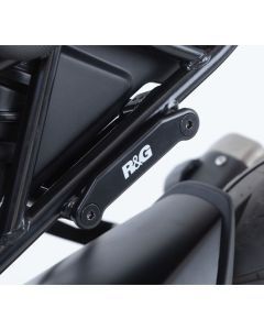 R&G Racing Black Footrest Delete Blanking Plates For 2017-2020 KTM 390 RC