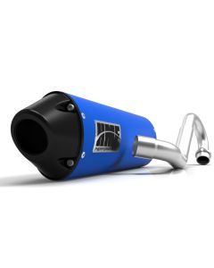 HMF Muffler Yamaha YFZ 450R-X 09-25 Candy Blue Performance Full System Exhaust Black Euro End Cap Side Mount