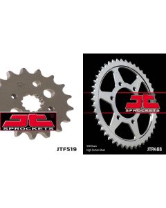 Front & Rear Sprocket Kit for KAWASAKI ZX-9R-ZX900 C1-C2,E1-E2-Ninja 98-01