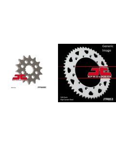 JT SPROCKETS Front and Rear Steel Sprocket Kit for OffRoad YAMAHA MX400 1975