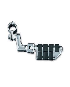 Kuryakyn Chrome Offset 1.25" Engine Guard Frame Mount Dually Iso Pegs Set Harley