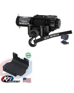 3500 lb KFI Assault Winch Combo Kit Yamaha Grizzly and Kodiak 700 2016 NEW