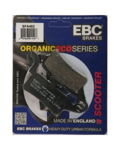 EBC 1 Pair Premium SFA Organic OE Replacement Brake Pads For Yamaha Zuma 125 YW125 2009-2015