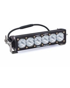 Baja Designs LED Light Bar Each Straight Racer Edition 10 inch OnX6 Series Spot Pattern Clear Lens Universal 411002