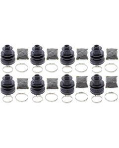 Complete Front & Rear Inner & Outer CV Boot Repair Kit Commander 1000 13-14