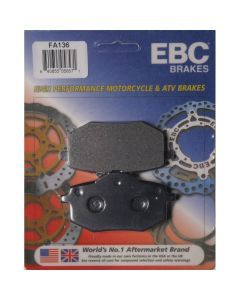 EBC 1 Pair Premium SFA Organic OE Replacement Brake Pads For Yamaha Virago 535 XV535 1987-1994