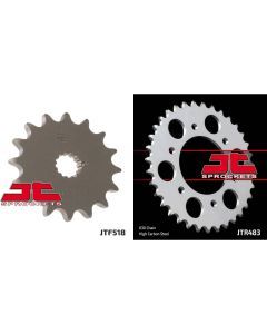 Front & Rear Sprocket Kit for KAWASAKI KZ900 Z1,Z1A,Z1B-USA 73-75 JT Sprockets