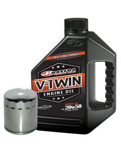 Engine Oil Change Kit for Harley Davidson V-Rod V-Twin HF174C Maxima HIFLO