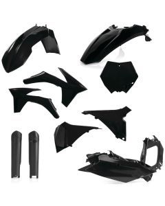 Acerbis Black Full Plastic Kit for KTM - 2205280001