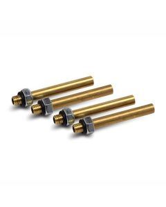 Motion Pro Replacement 6mm Short Brass Adapters Pack Of 4 08-0168