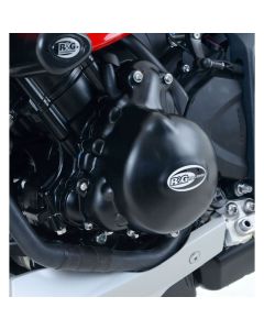 R&G Racing Black Engine Case Covers LHS For 2016-2024 Triumph Street Triple Rx
