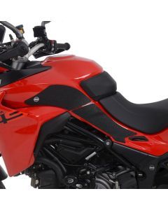 R&G Racing Black Tank Traction Grips For 2022-2024 Ducati Multistrada V2 S