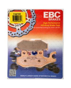 EBC 1 Pair Sintered R Series Heavy-Duty Brake Pads MPN FA675R
