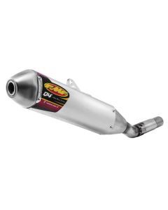 FMF Q4 Slip On Muffler with Spark Arrestor Stainless Steel For Kawasaki KLX300R 2020-2021