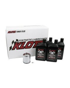 Klotz Premium 20W/50 4 Quart Synthetic Oil Change Kit For Harley-Davidson Sportster Evolution