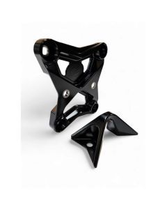 Elektric Offroad Black Radius Rod Plate With Tow Hook For Can-Am Maverick X3 2017-2021