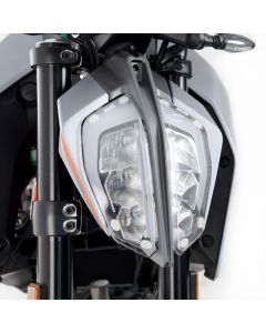 R&G Racing Clear Acrylic Headlight Shield For 2022-2023 KTM 125 Duke