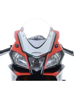 R&G Racing Black Mirror Delete Blanking Plates For 2011-2016 Aprilia RS4 125