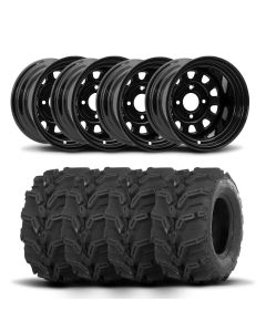 ITP Delta Steel 12" Wheels And Mud Lite XTR Tires [27x11-12]