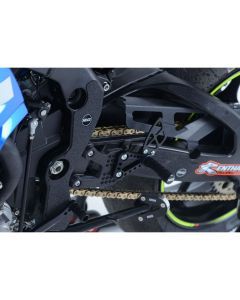 R&G Racing Black Boot Guard Kit For 2017-2018 Suzuki GSXR1000