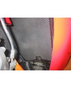 R&G Racing Black Aluminum Radiator Guard For 2006-2007 Honda CBR1000RR Fireblade
