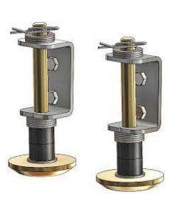 Kfi Tapered Plow Skid Kit 2-Pack Works With 105160 Only- 105485